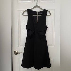 Express black out out dress. Size large
